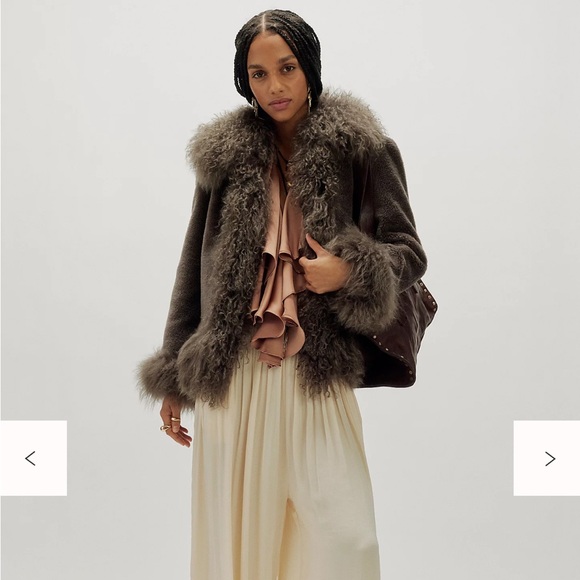 Charlotte Simone Jackets & Blazers - rare Charlotte Simone Olive Coat